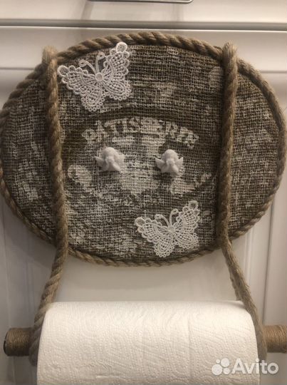 Держатель для бумажных полотенец ручной работы