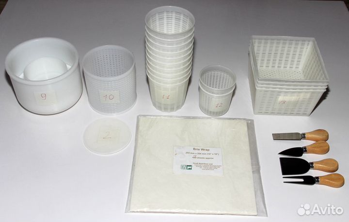 Комплект форм для домашнего сыроварения