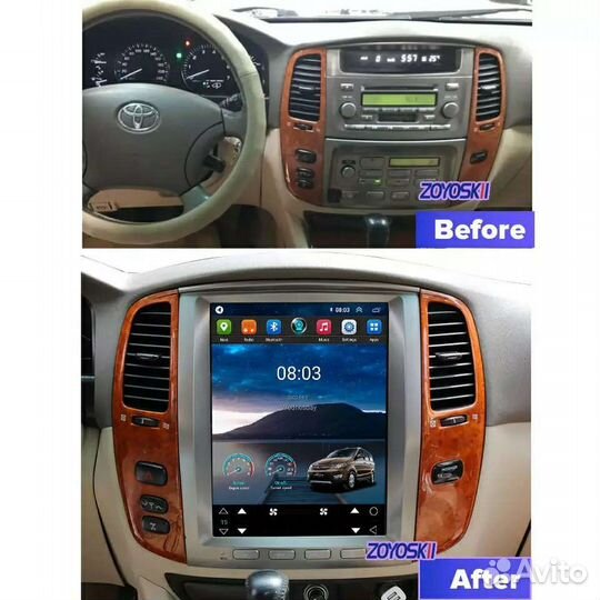 Магнитола Lexus LX470 2002-2007