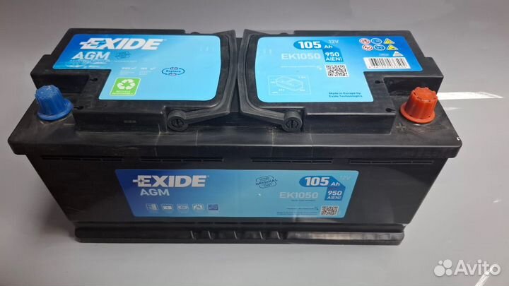 Аккумулятор exide EK1050