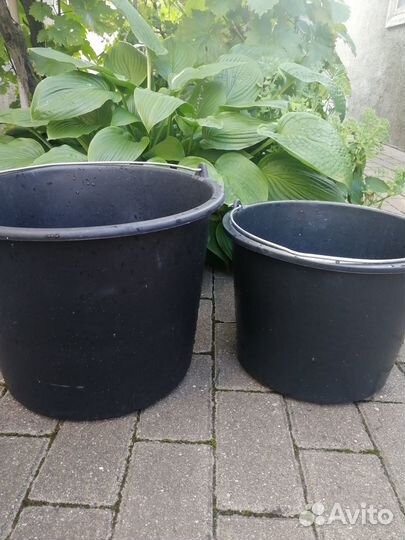 Пластиковые ведра, тазы