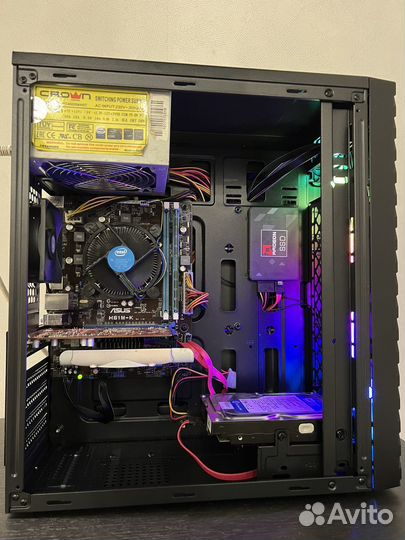 Игровой Компьютер Intel i5-3470/GTX1050ti/8Gb/SSD