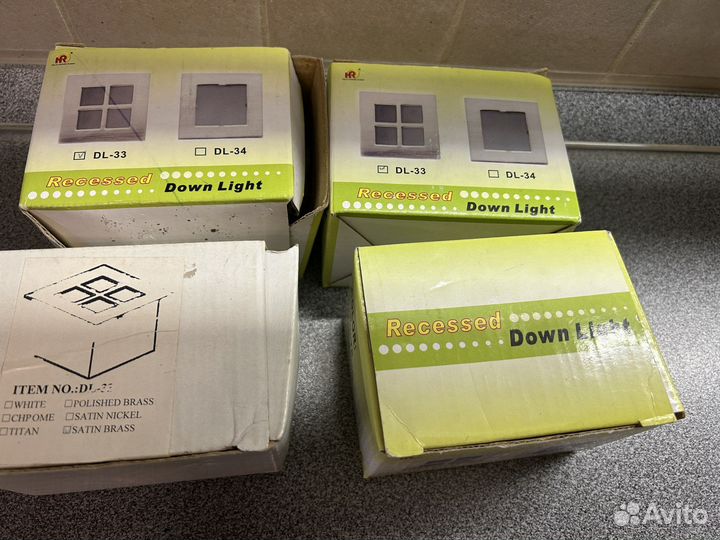 Встраиваемые настенные светильники