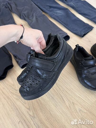 Пакет вещей для мальчика школьника 134 с обувью