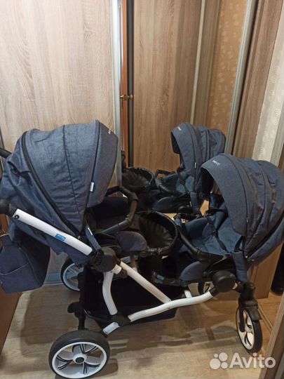 Коляска для двойни 2 в 1