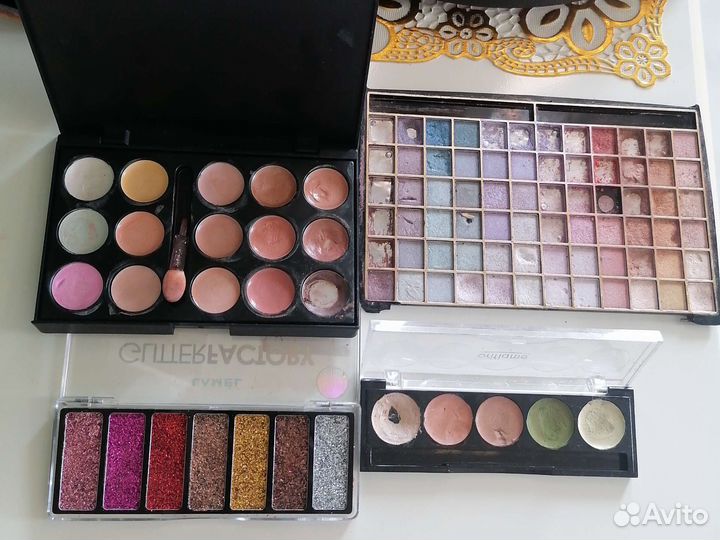 Палитра теней и тон для скульптурирования