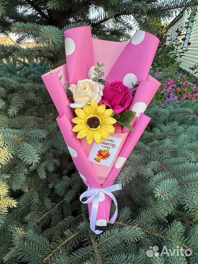 Мыльные розы букеты