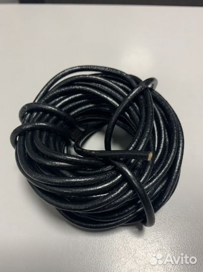 Кожанный пресованный шнурок