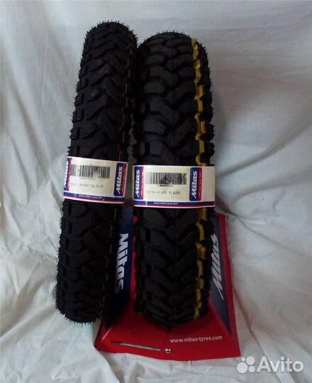 Mitas 110/80-19 E-07 Dakar мотошина тур эндуро