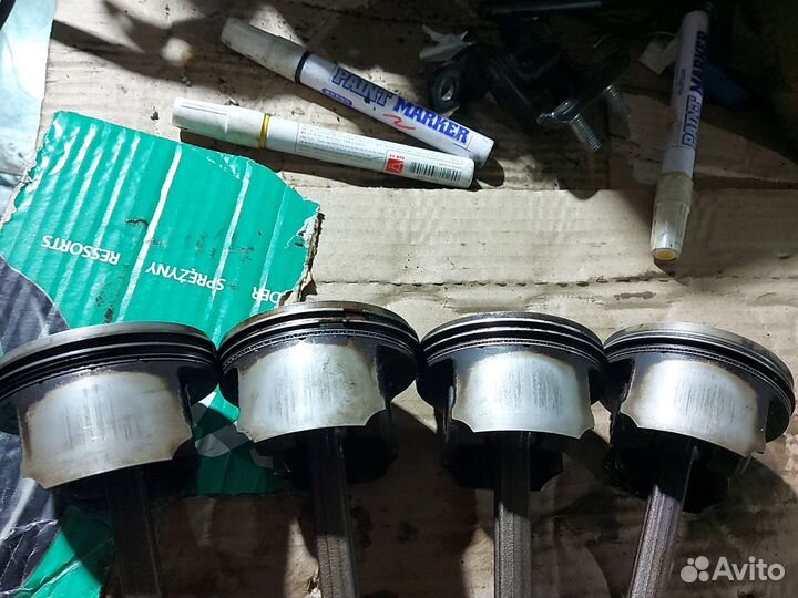 Поршень шатун Mitsubishi Lancer 10 Х 1.5 4A91