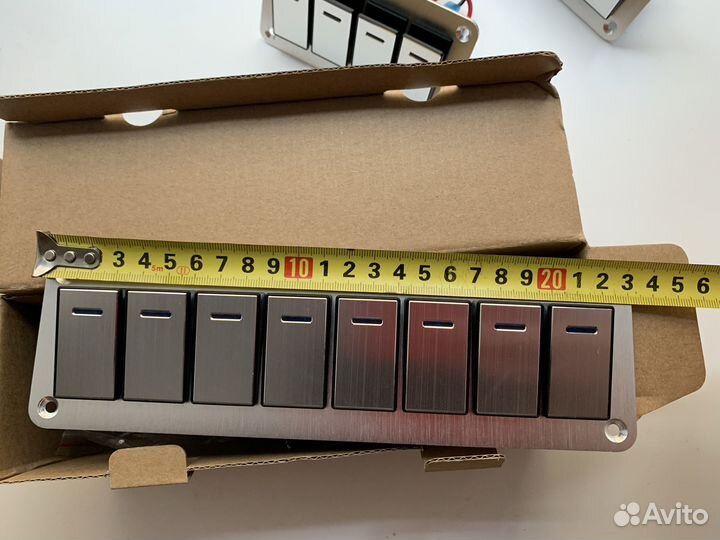 Панель переключателей для катера лодки 8 клавиш