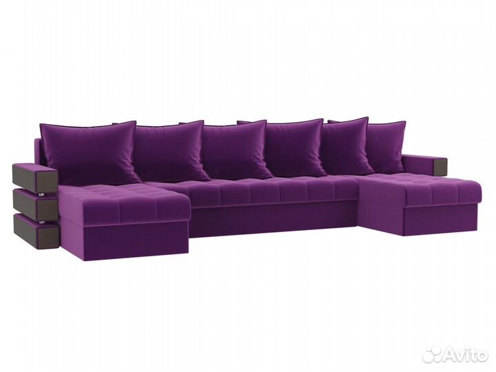 Угловой П-образный диван «Венеция»