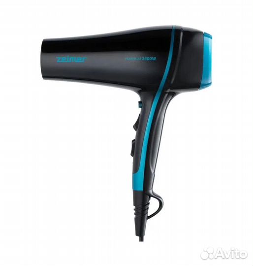 Фен Zelmer ZHD8350, черный, синий