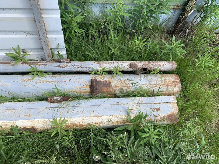 Ворота с калиткой распашные бу