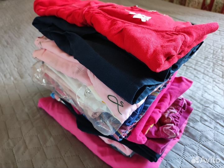 Одежда для девочки 98 110 пакетом