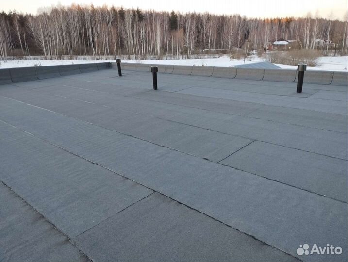 Ремонт кровли плоской