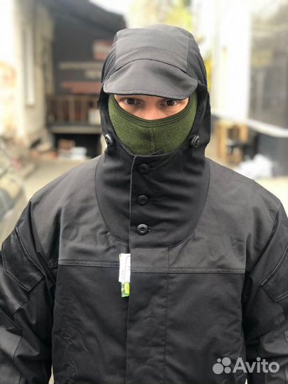 Костюм горка 5 демисезон чёрная, на флисе