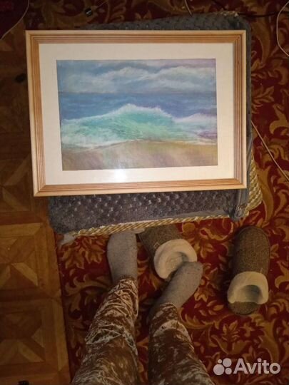 Картина пастель мелки