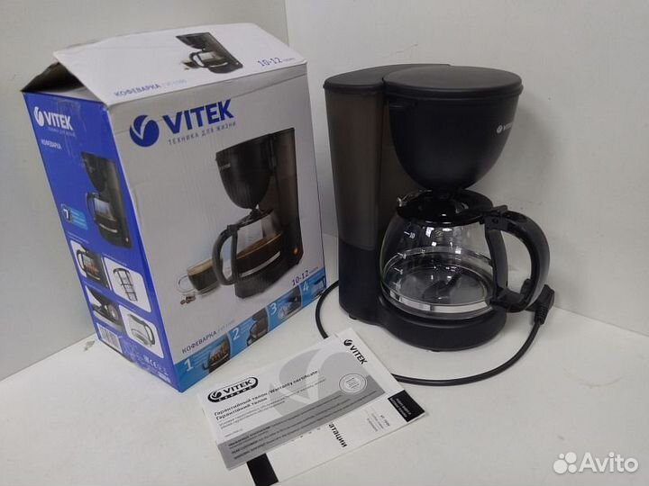 Кофеварка капельная vitek VT-1500