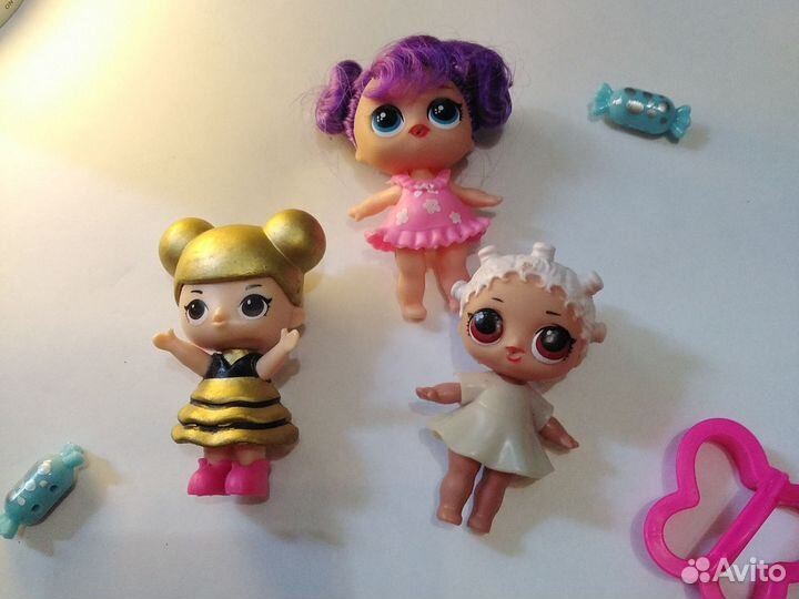 Куклы lol не оригинал Пупсики, б/у