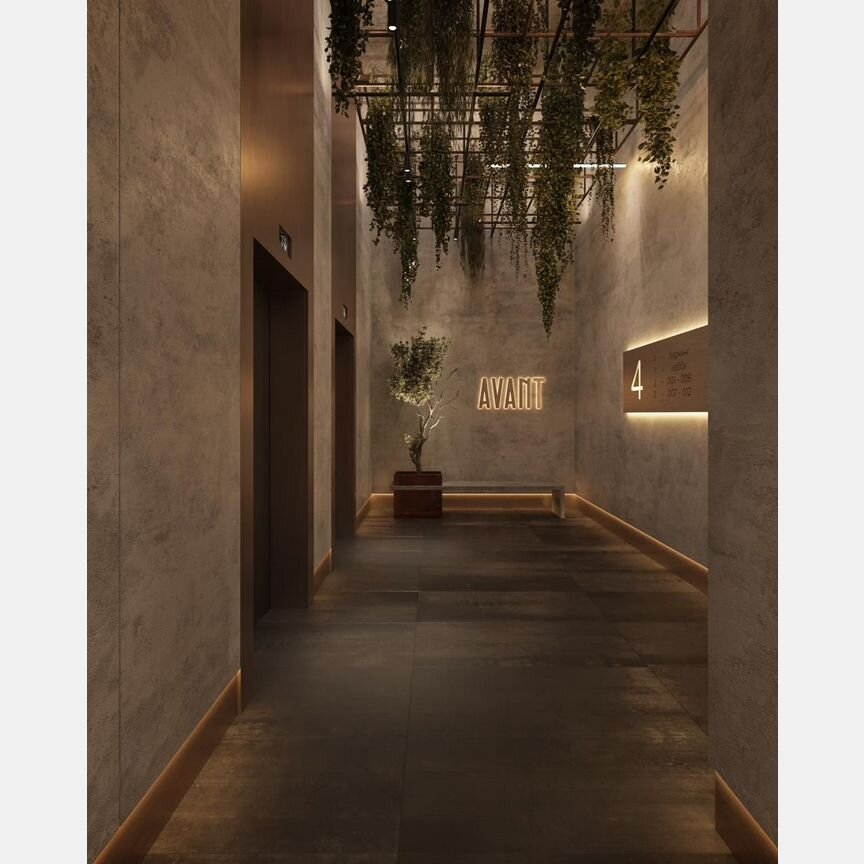 1-к. апартаменты, 49,7 м², 3/5 эт.