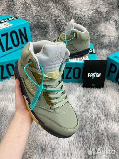 Nike Air Jordan 5 Jade Horizon Оригинал Poizon