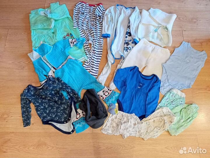 Вещи пакетом до года