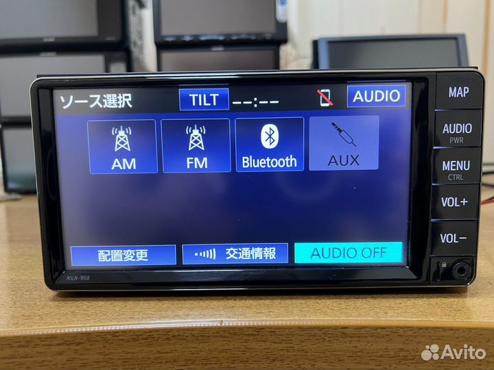 Магнитола Toyota Denso nsln-W68 Bluetooth 200х100