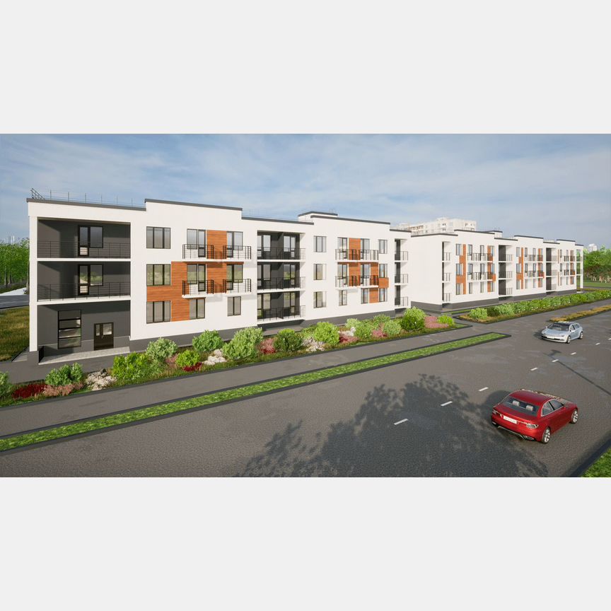 2-к. квартира, 61,3 м², 1/3 эт.