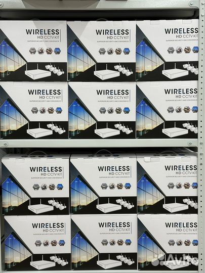 Беспроводное видеонаблюдение 4 камеры