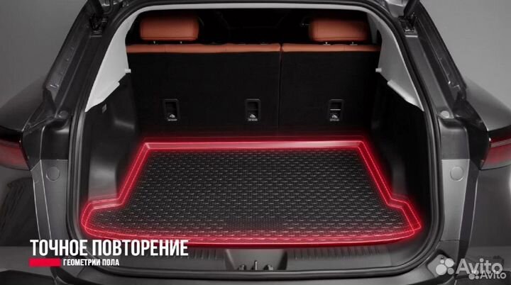 Модельный коврик в багажник для honda CR-V RM