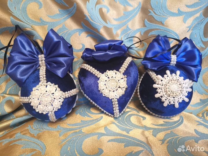 Елочные игрушки ручной работы