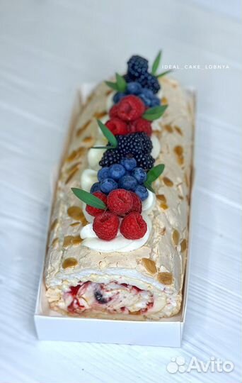 Меренговый рулет