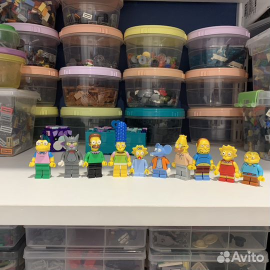 4. Симпсоны лего минифигурки