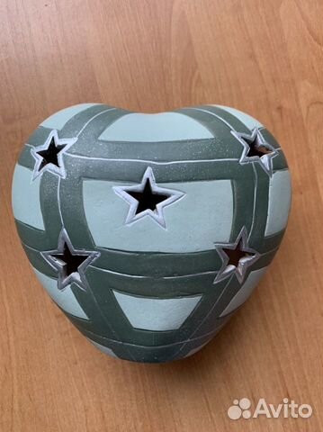 Подсвечник керамика сердце 3D из Германии