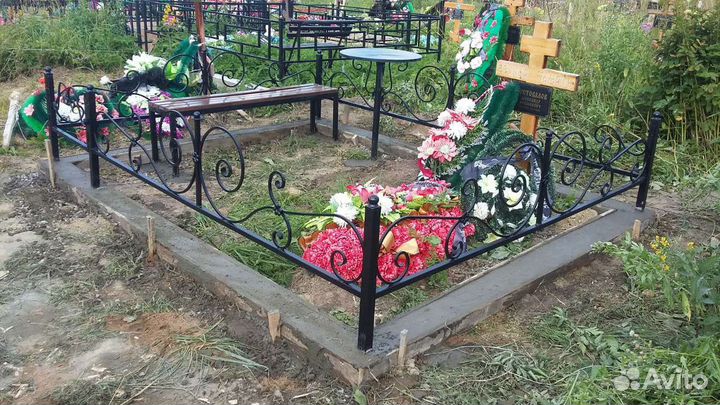Производство оградки,кресты,столы,скамейки