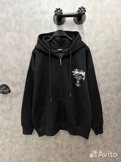 Зип худи Stussy new 2023