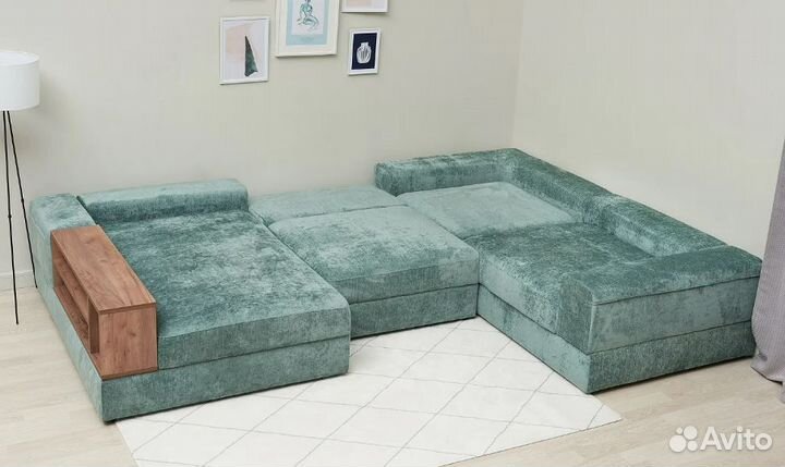 Диван п-образный пантограф Рон modool XL с баром б