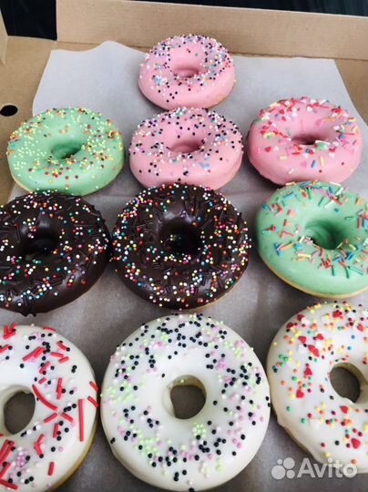 Донаты пончики с начинками