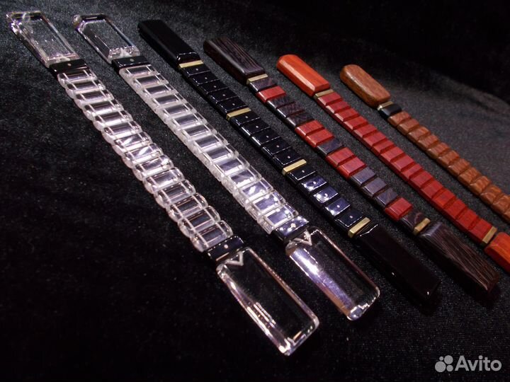 Перекидные чётки из оргстекла и дерева