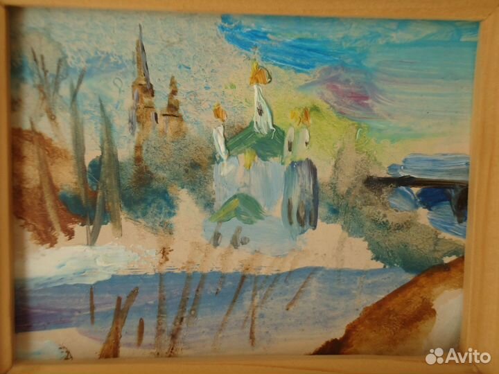 Картины живописные миниатюры весна нарциссы