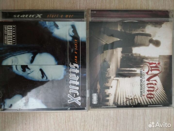 CD диски с альбомами крутых групп