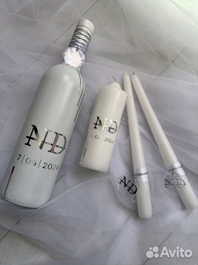 Украшение бутылок на свадьбу/ очаг/ бокалы