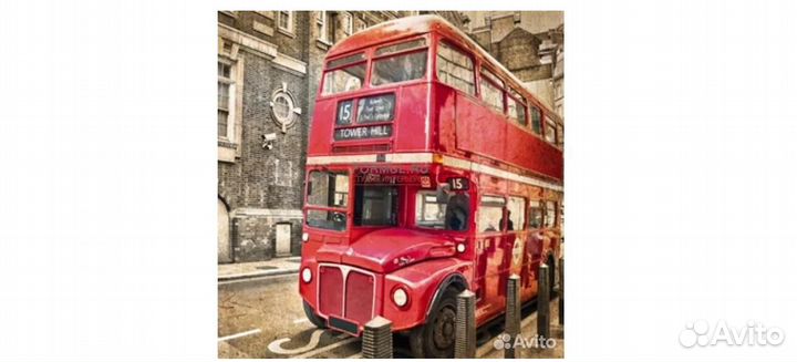 224111 Панно Pintdecor G2202 Red bus