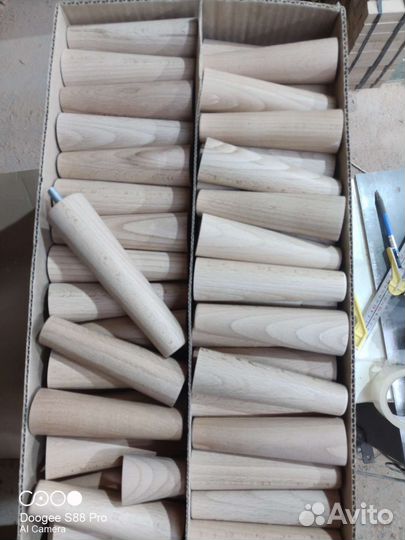 Мебельная опора, ножка деревянная