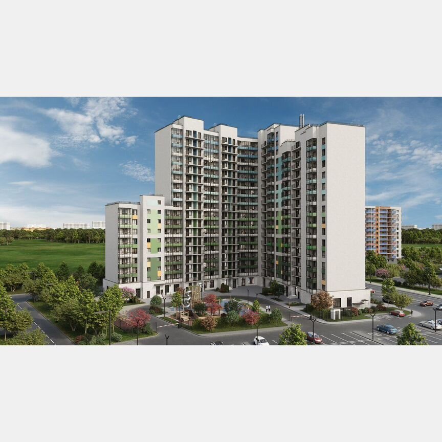 1-к. квартира, 38,2 м², 8/15 эт.