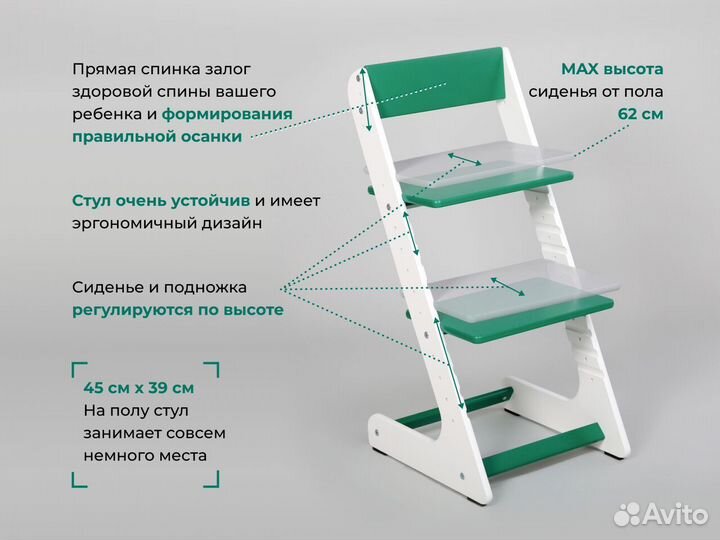 Растущий стул