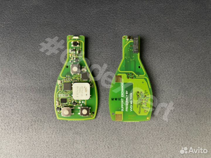 Ключ рыбка Mercedes BE Keyless + 1 токен vvdi