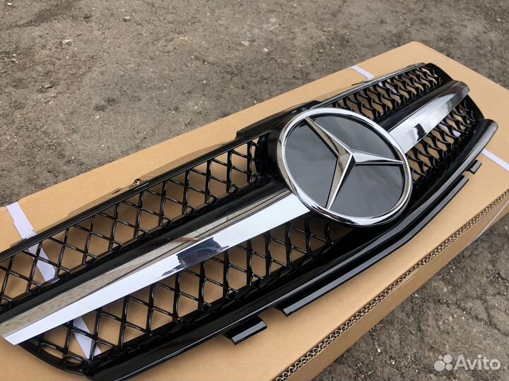 Mercedes SL R230 до рест решетка радиатора