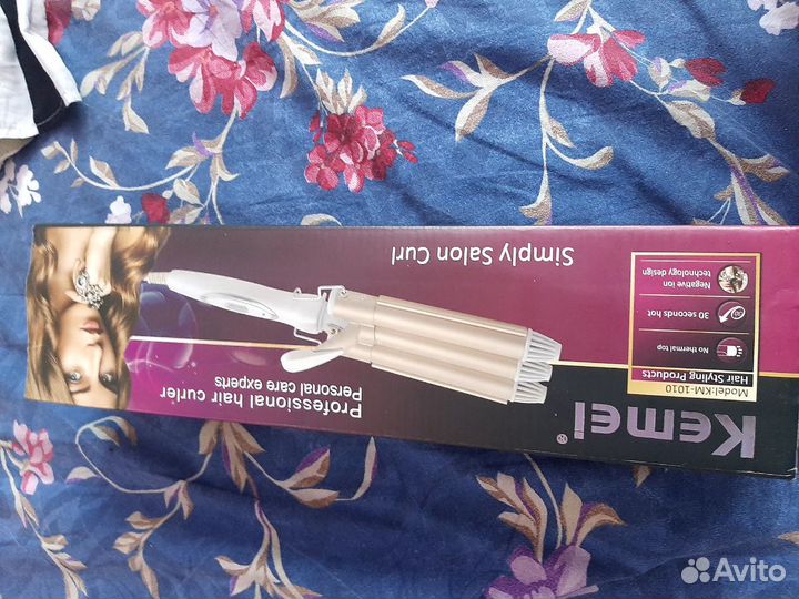 Тройная плойка щипцы